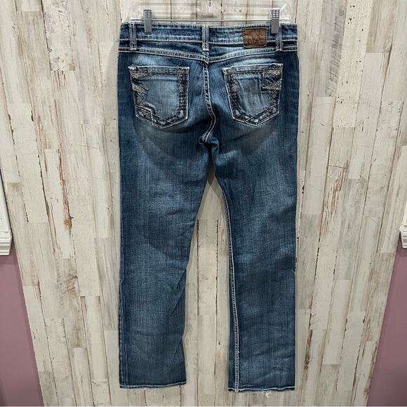 BKE Buckle Madison Boot Cut Low Rise Western Jeans Long - Picture 4 of 11